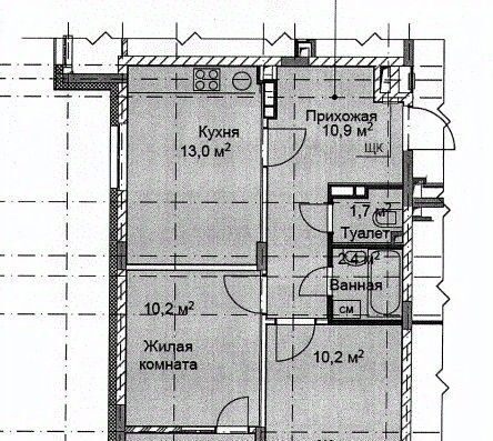 квартира г Нижний Новгород р-н Советский пр-кт Героев Донбасса 7 фото 2