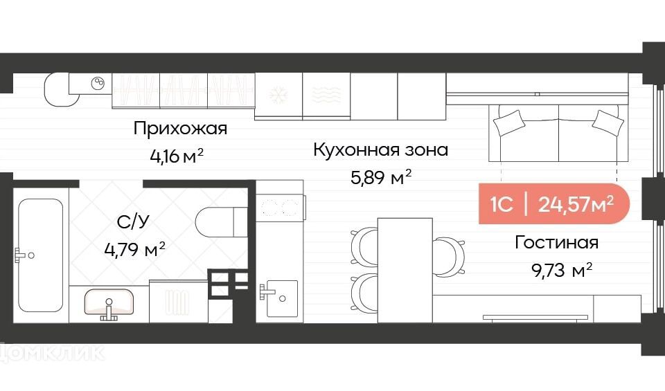 квартира г Новосибирск р-н Октябрьский ул Ленинградская 341 городской округ Новосибирск фото 1