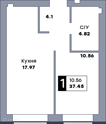 квартира г Самара р-н Куйбышевский Самара городской округ, Куйбышевский фото 1