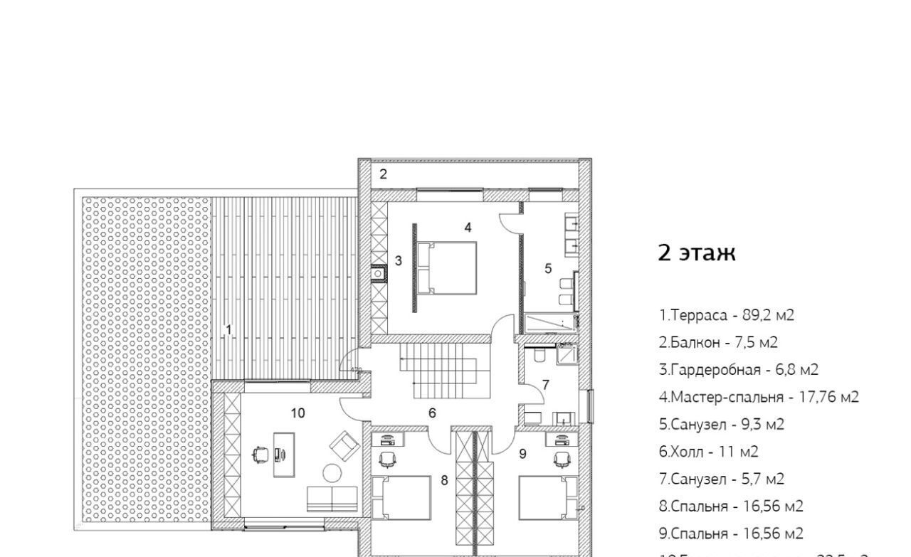 дом направление Белорусское (запад) ш Рублево-Успенское 30-й км, Одинцовский городской округ фото 15