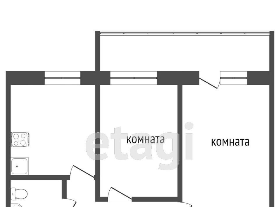 квартира г Красноярск р-н Октябрьский ул Ленинградская 5б фото 18