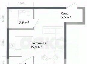 квартира г Ростов-на-Дону р-н Ленинский ул Красноармейская 94 фото 2