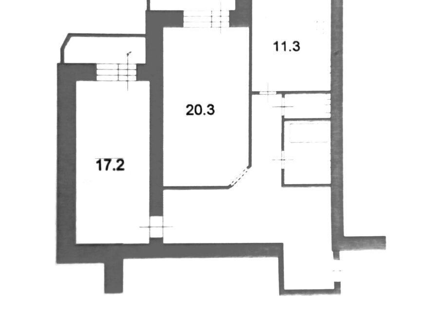 квартира г Курск р-н Железнодорожный ул Каширцева 4 фото 20