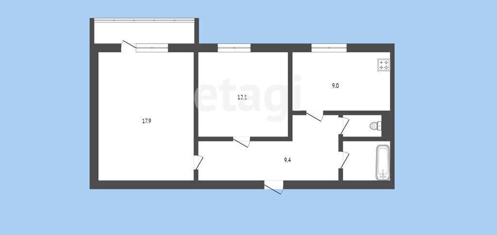 квартира г Черкесск ул Космонавтов 80 фото 14