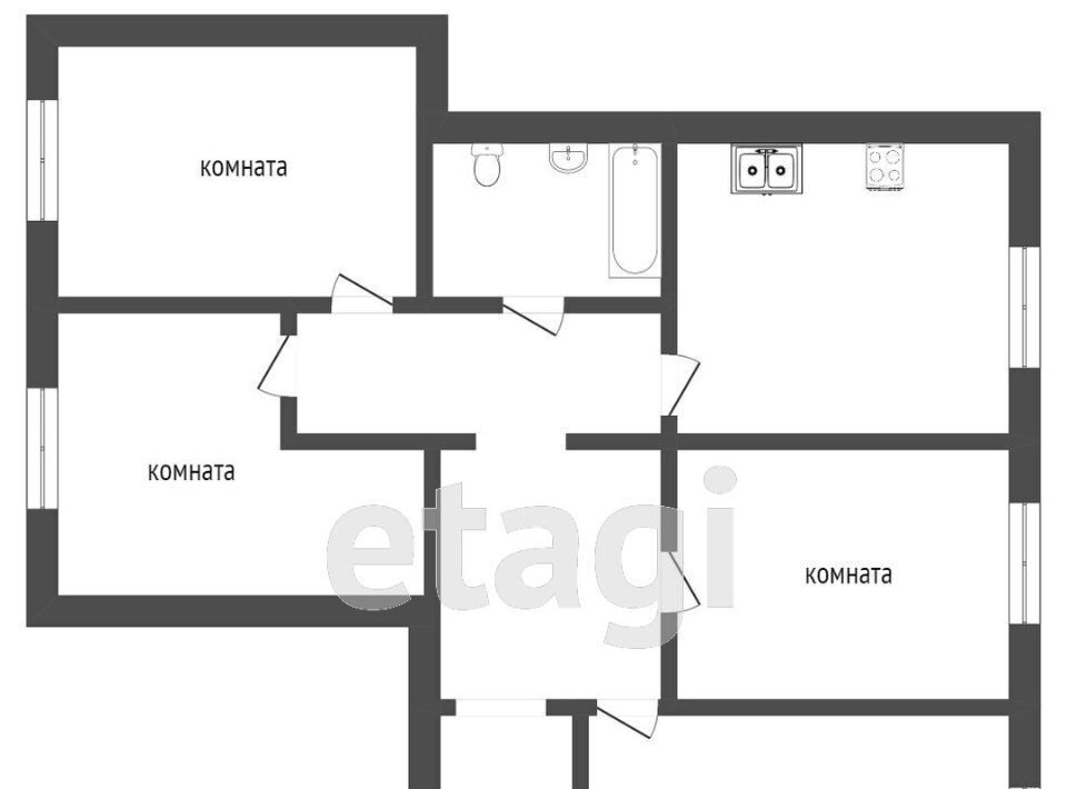 квартира г Нижний Тагил р-н Тагилстроевский пр-кт Октябрьский 22 фото 34