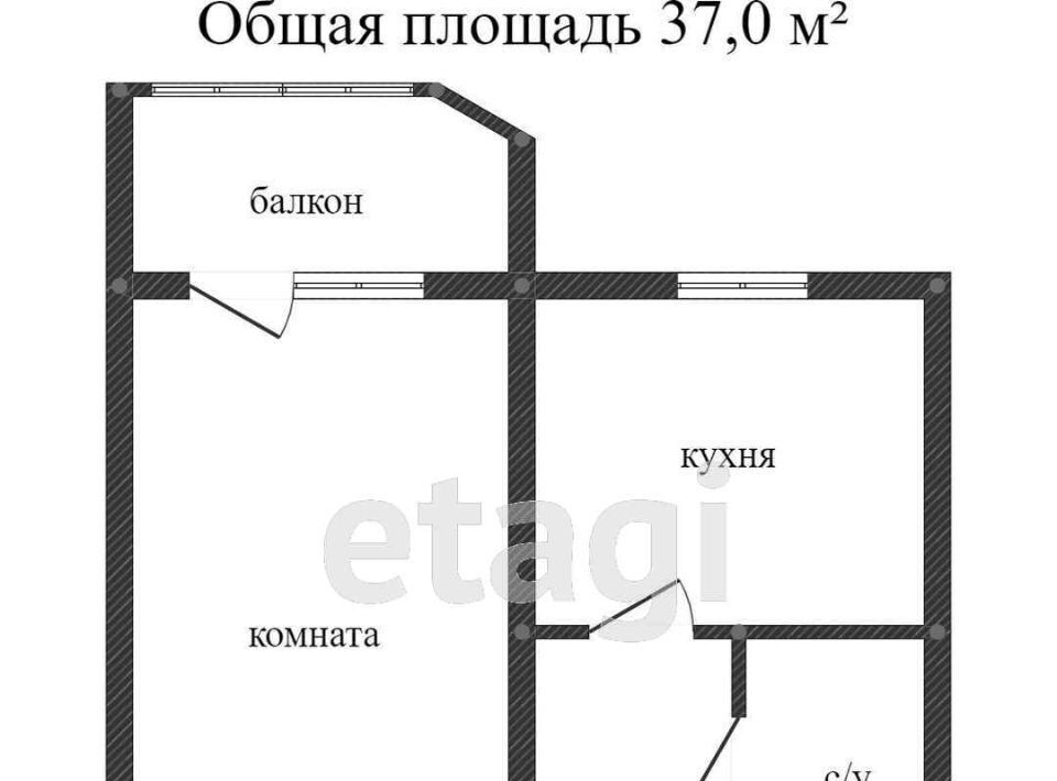 квартира г Воронеж р-н Левобережный ул Иркутская 1 фото 14