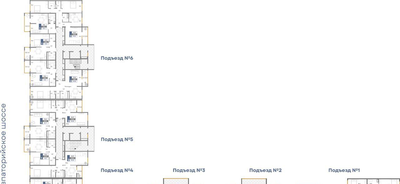 квартира р-н Симферопольский с Белоглинка ЖК «Прогресс» Мирновское с/пос фото 2