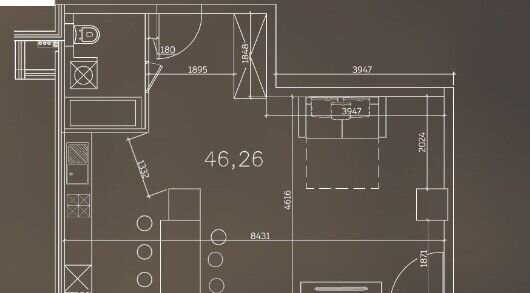 квартира г Воронеж р-н Ленинский ул Куколкина 18 МФК «Галереи Чижова» фото 18