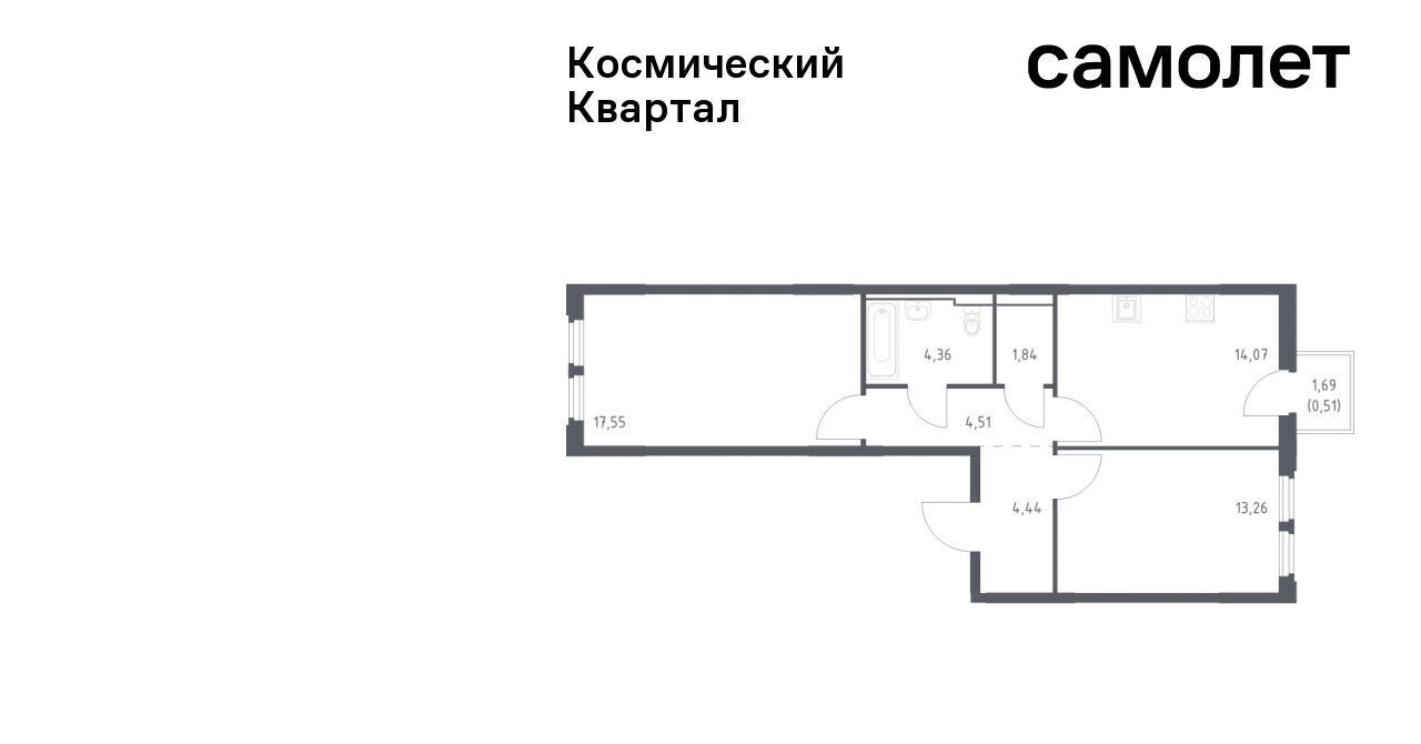 квартира г Королев мкр Юбилейный Щёлковская фото 1