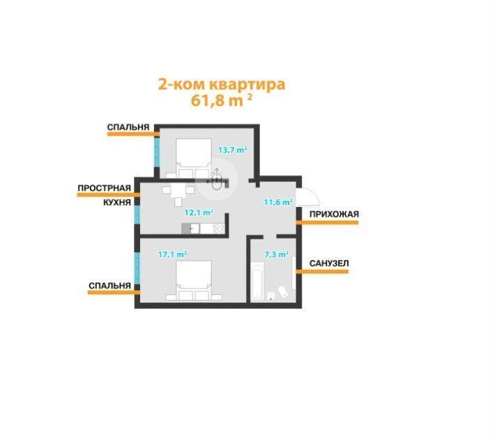 квартира г Новороссийск с Мысхако ул Шоссейная 27 муниципальное образование Новороссийск фото 19