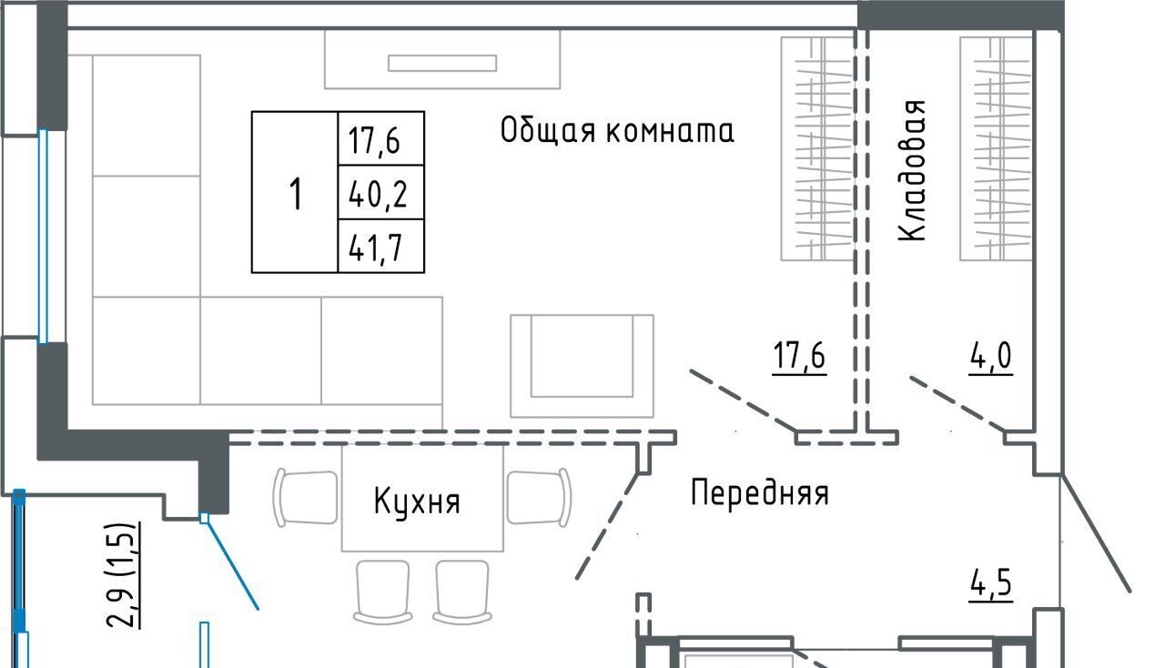 квартира г Уссурийск ул Александра Францева 44 фото 1