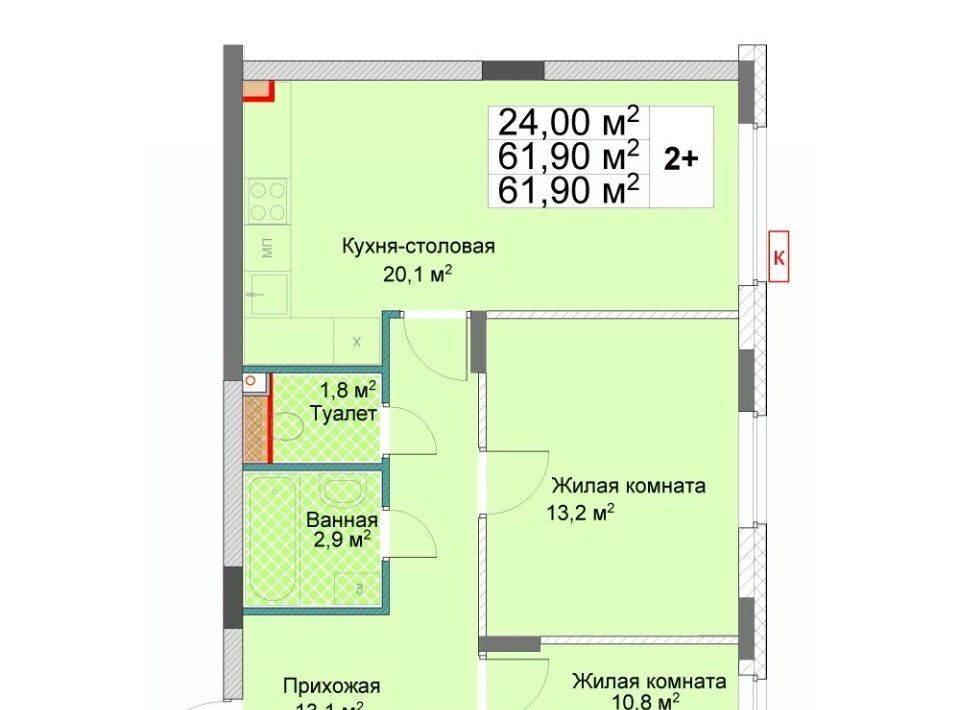 квартира г Нижний Новгород р-н Сормовский Кооперативный кв-л фото 1