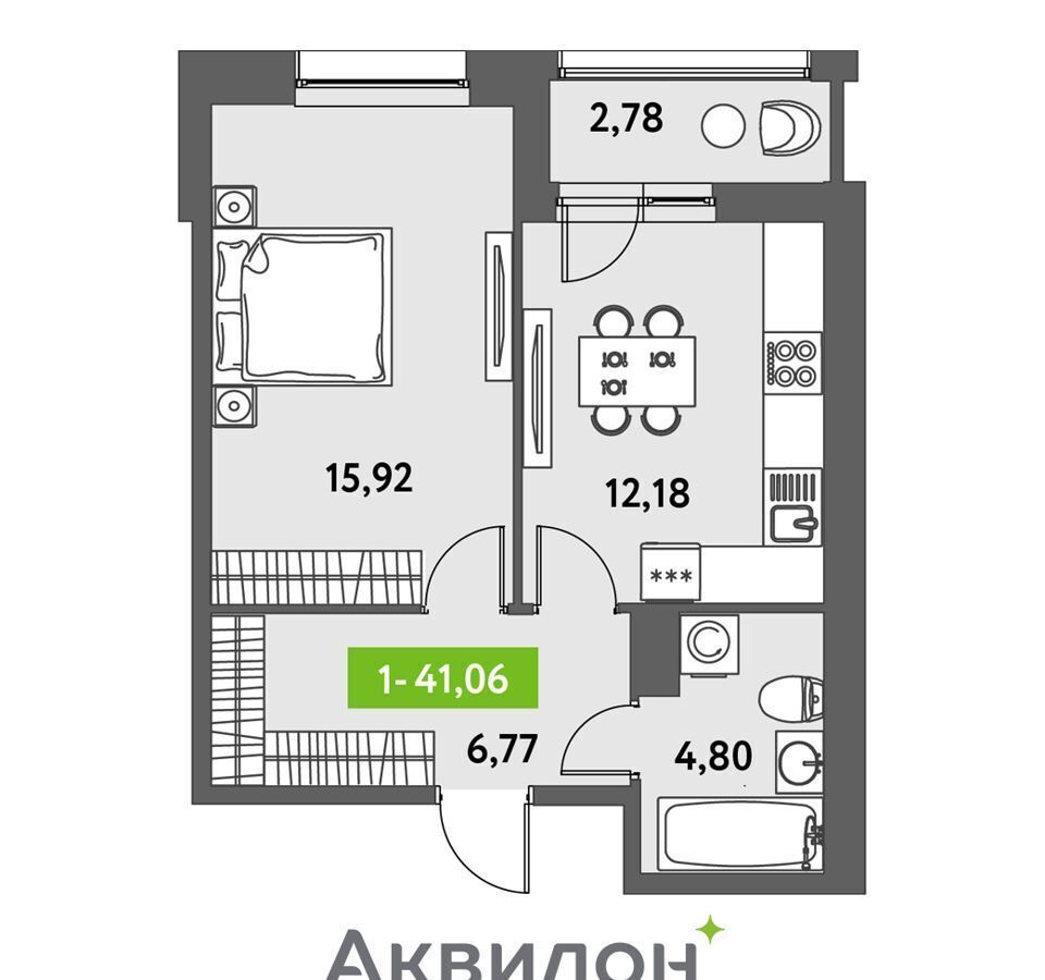 квартира г Санкт-Петербург ш Пулковское 30 Звёздная, лит. Ж фото 2