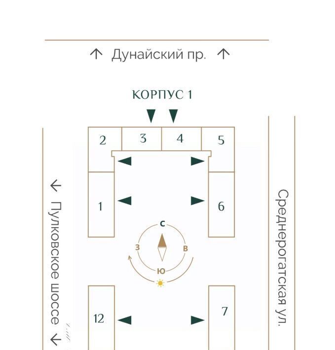 квартира г Санкт-Петербург Звездная, Аквилон Ливз жилой комплекс фото 3