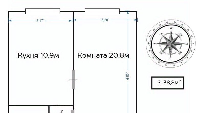 квартира г Москва метро Черкизовская ул Амурская 1ак/4 фото 2