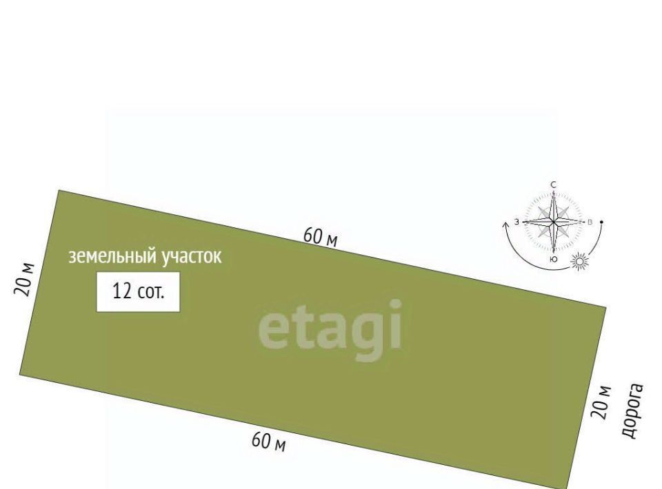 земля р-н Симферопольский с Мазанка ул Ясная 14 фото 2