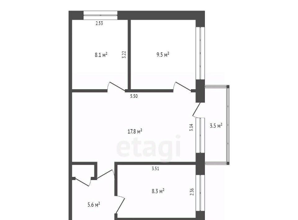 квартира г Великий Новгород ул Псковская 28к/1 фото 2