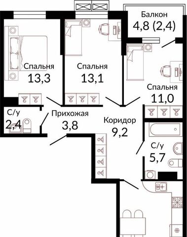 р-н Прикубанский Краснодар, Отражение жилой комплекс фото