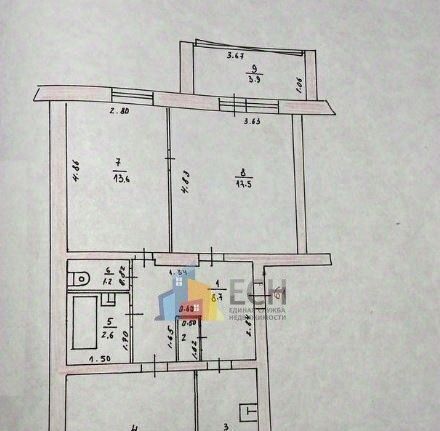 квартира р-н Алексинский рп Новогуровский ул Мира 10 фото 13