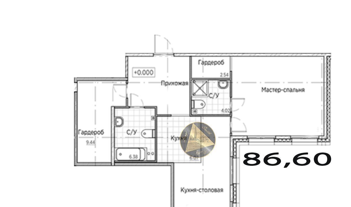 квартира г Санкт-Петербург метро Василеостровская ул 12-я линия 41к/1 округ Васильевский фото 3