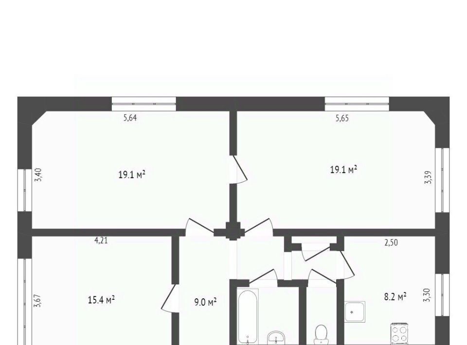 квартира г Череповец р-н Индустриальный ул Ленина 135 фото 2