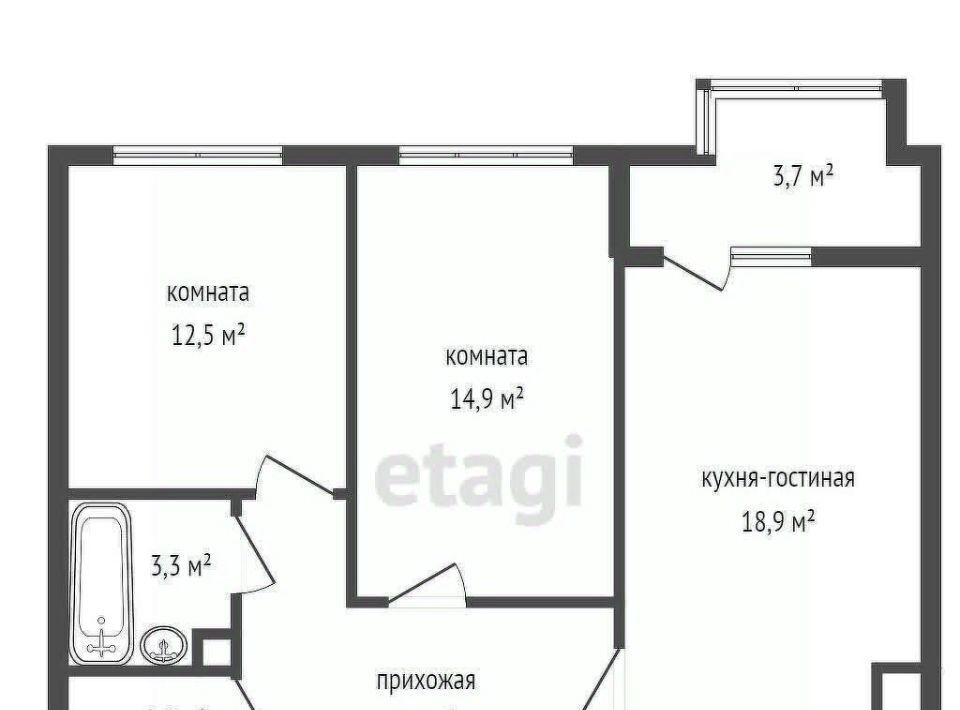 квартира г Екатеринбург р-н Чкаловский Ботаническая ул Щербакова 150/2 фото 16