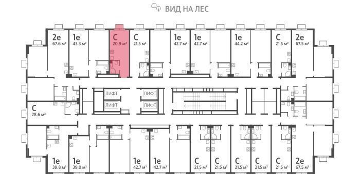 квартира г Москва метро Битцевский парк ул Красного Маяка 26 ЖК «Parkside» муниципальный округ Чертаново Центральное фото 2