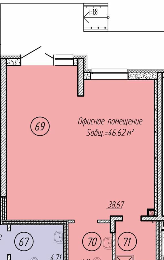 свободного назначения г Краснодар р-н Прикубанский ул им. Мурата Ахеджака 10а фото 6