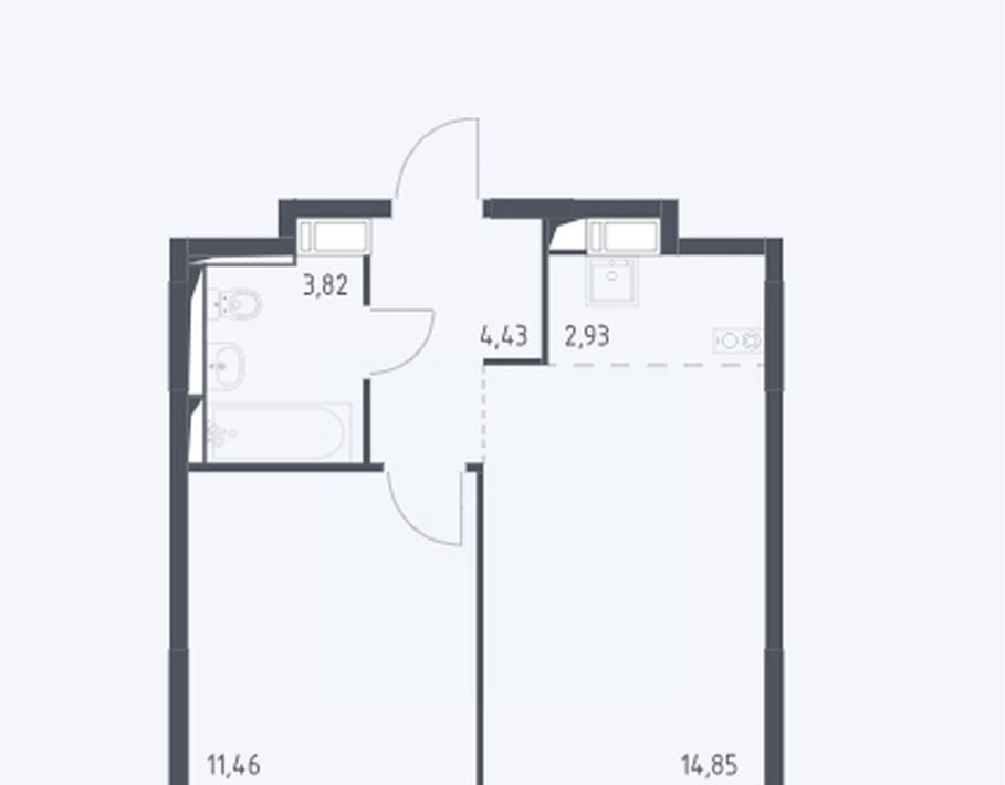 квартира г Москва метро Бунинская аллея ЖК «Алхимово» к 12 фото 5