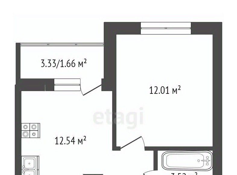 квартира г Краснодар р-н Прикубанский ул им. генерала Корнилова 10к/1 фото 10