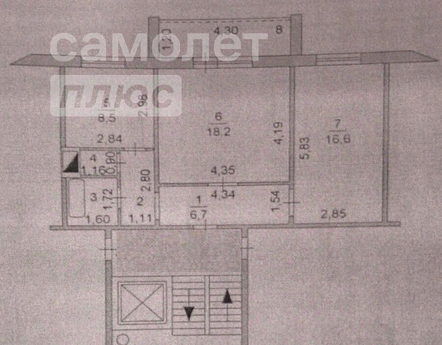 квартира г Копейск ул Калинина 11б фото 7