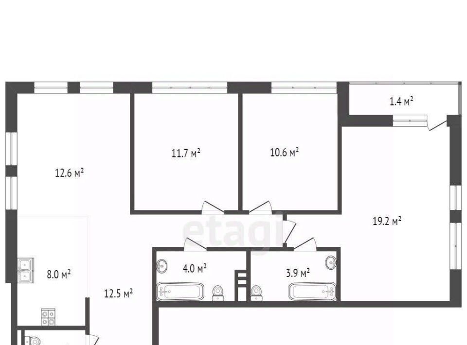 квартира г Москва метро Бунинская аллея ул Бартеневская 18к/2 фото 2