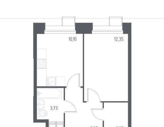 квартира г Москва метро Румянцево метро Тропарёво мк, к 2. 3 фото 7