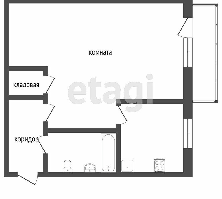 квартира г Нижний Тагил ул Булата Окуджавы 13 фото 21