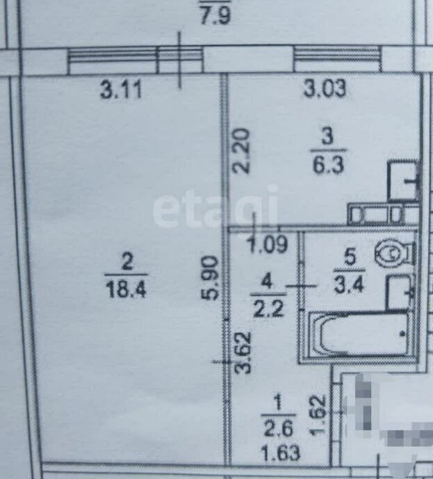 квартира г Томск р-н Советский ул 4-я Заречная 39 Солнечная долина фото 13