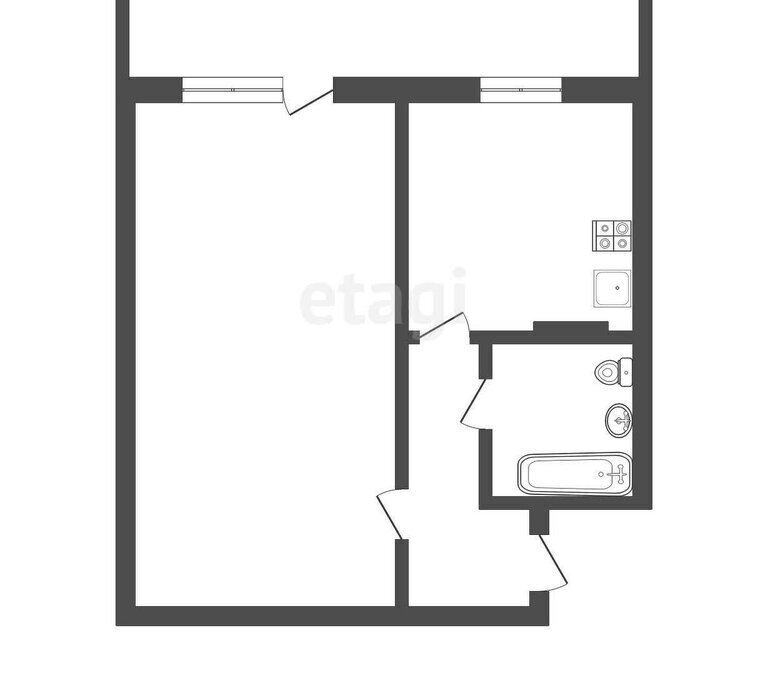 квартира г Томск ул 4-я Заречная 39 фото 14