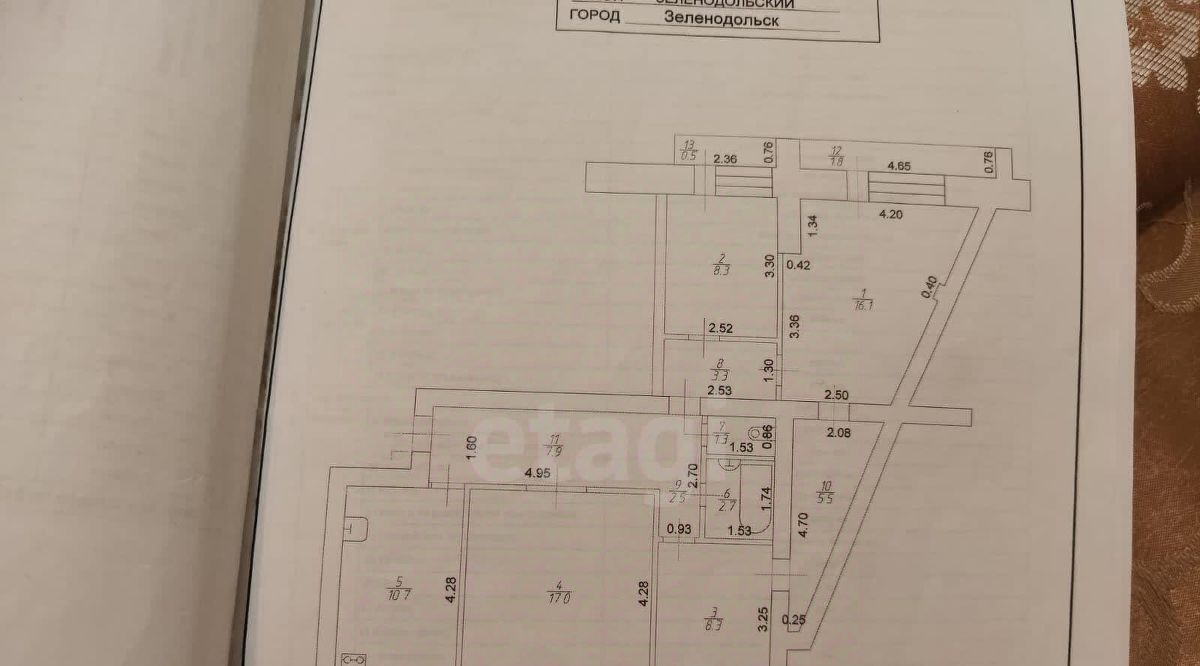 квартира р-н Зеленодольский г Зеленодольск ул Ленина 70 городское поселение Зеленодольск фото 12