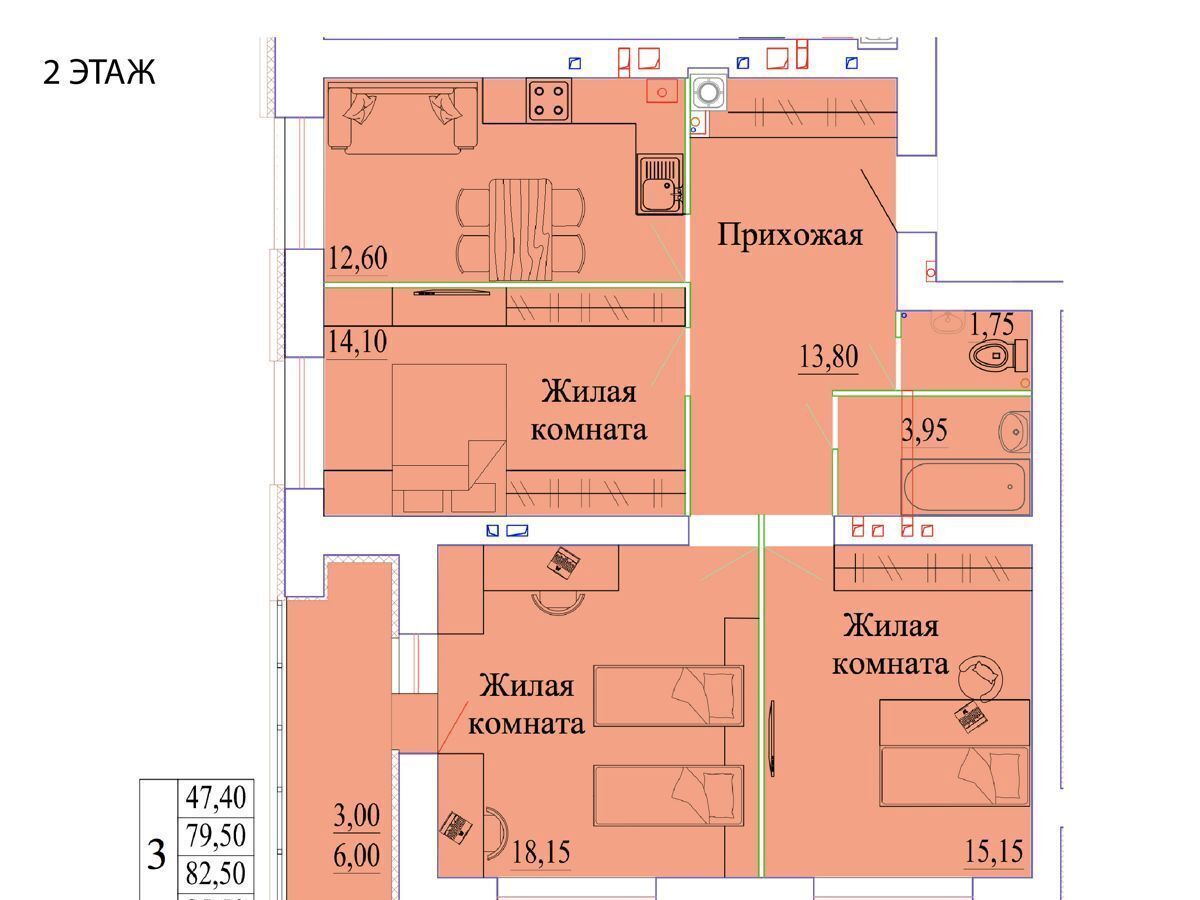 квартира г Иваново р-н Фрунзенский проезд Бакинский ЖК «Ильинский» жилой дом фото 1