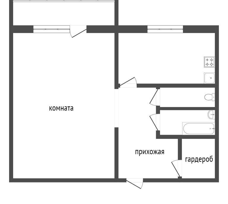 квартира г Красноярск р-н Советский ул Взлетная 6 фото 10