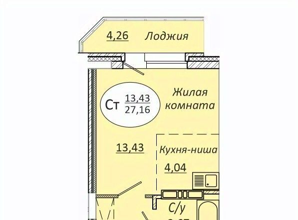 квартира г Новосибирск р-н Октябрьский Золотая Нива ул 2-я Воинская 51 фото 1