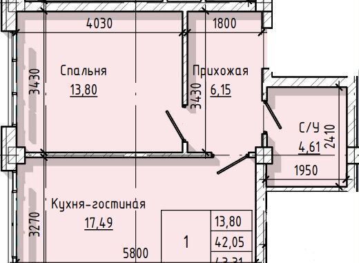 квартира г Нальчик Затишье ул Ахохова 104 ЖК «Республика» фото 14