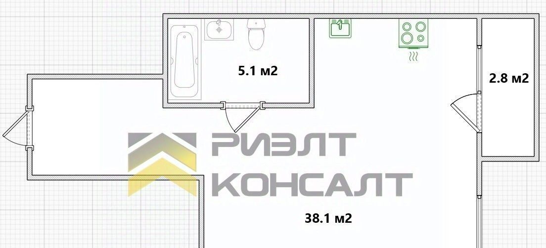 квартира г Омск р-н Ленинский ул 1-й Красной Звезды 65 фото 12