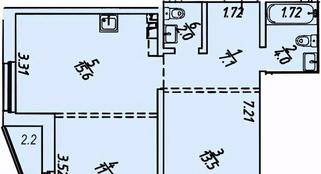 квартира р-н Иркутский рп Маркова Стрижи кв-л, 15 фото 1