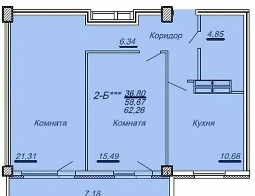 квартира г Санкт-Петербург метро Приморская ЖК Шкиперский 19 округ Гавань фото 2