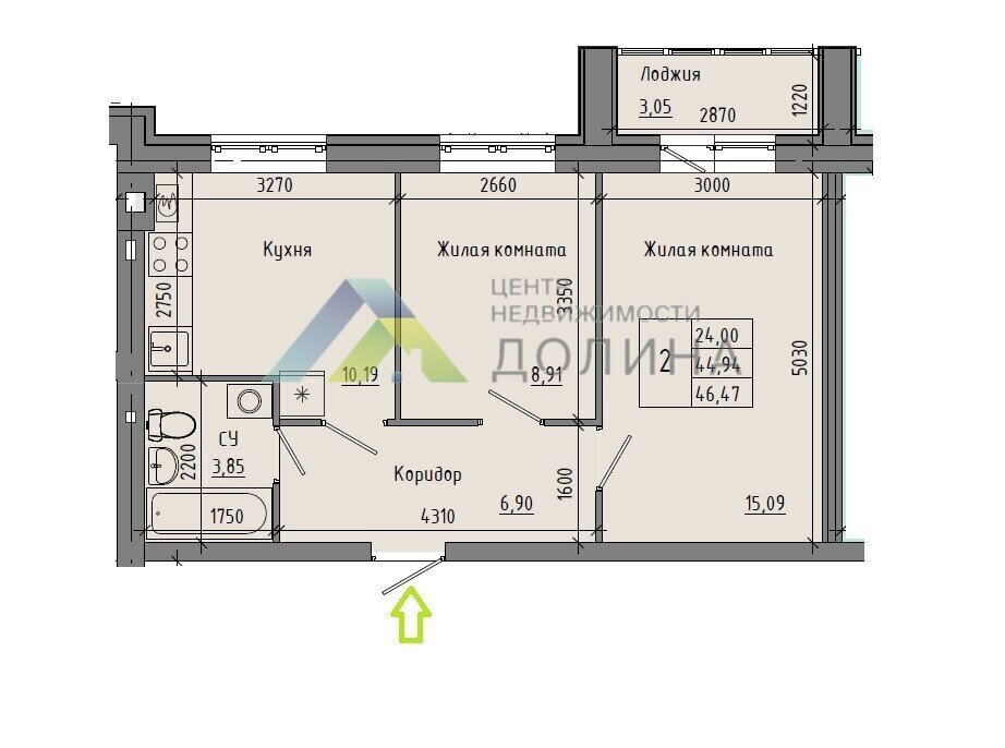 квартира г Волгоград р-н Советский жилой район Долина-2 фото 1