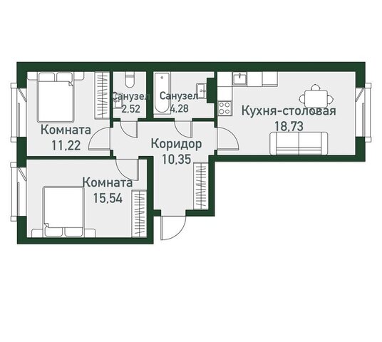 п Западный р-н мкр Привилегия ул Спортивная 18 Кременкульское сельское поселение фото