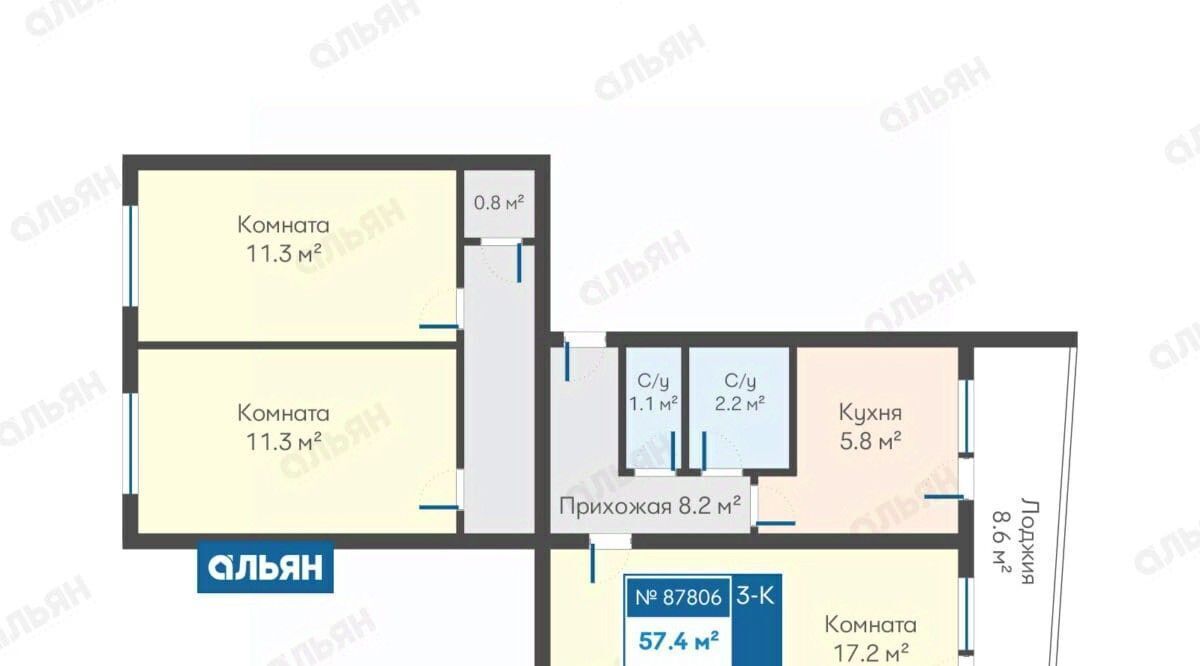 квартира г Ялта ул Красноармейская 56 фото 25