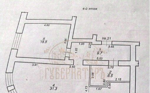 квартира г Тверь р-н Центральный наб Степана Разина 2 фото 2