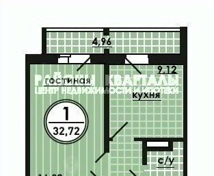 квартира г Челябинск р-н Центральный наб. Героя России С. А. Кислова, 27 фото 3