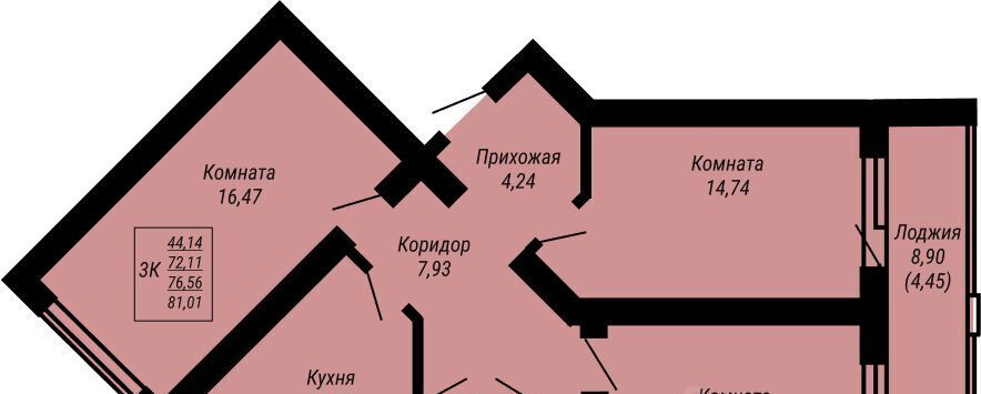 квартира г Иваново р-н Ленинский Юбилейный жилой комплекс фото 1